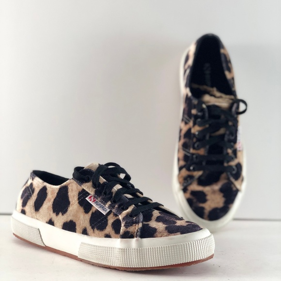 superga sneakers leopard